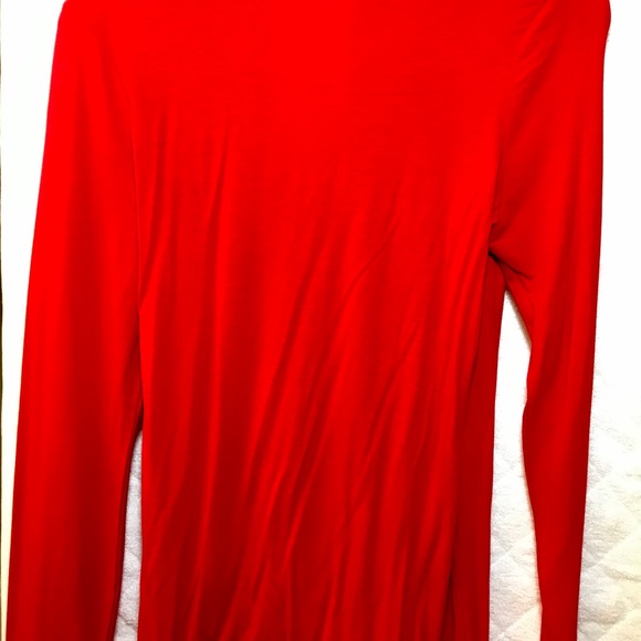 INC International Concepts Red Knit Long Sleeve - Picture 6 of 7